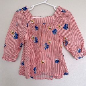 Old Navy floral peasant shirt
